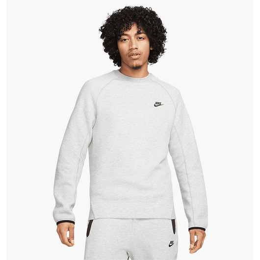 Світшот чоловічий Nike Sportswear Tech Fleece Crewneck White FB7916-063, Размер: S, Наличие: Склад (1-3 дня), фото 