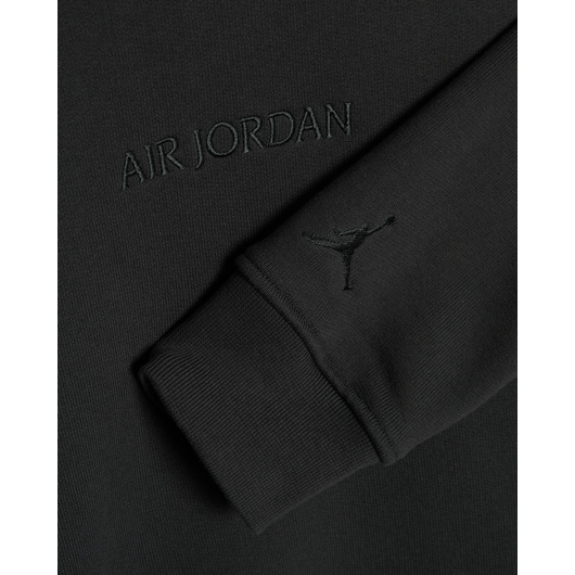 Світшот чоловічий Air Jordan Wordmark Fleece Sweatshirt Black FJ7788-045, Размер: S, Наличие: Склад (1-3 дня), фото , изображение 5