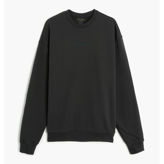 Світшот чоловічий Air Jordan Wordmark Fleece Sweatshirt Black FJ7788-045, Размер: S, Наличие: Склад (1-3 дня), фото 