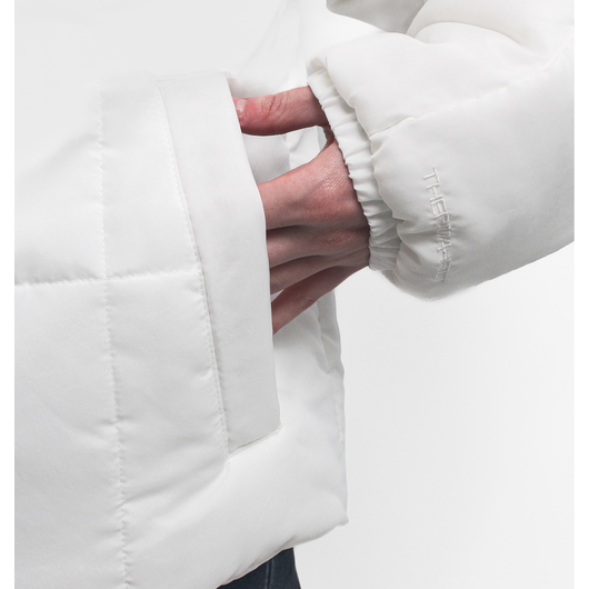 Пуховик жіночий Nike Nsw Esstl Thrmr Clsc Puffer White FB7672-100, Размер: M, Наличие: Склад (1-3 дня), фото , изображение 4