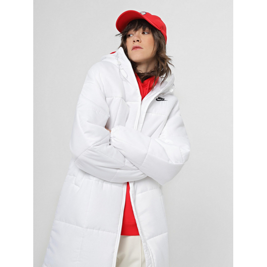 Парка жіноча Nike Clsc Parka White FB7675-100, Размер: S, Наличие: Склад (1-3 дня), фото , изображение 2