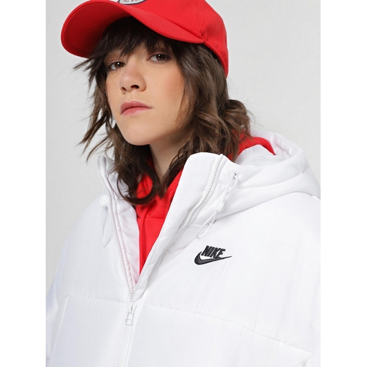 Парка жіноча Nike Clsc Parka White FB7675-100, Размер: XS, Наличие: Склад (1-3 дня), фото , изображение 4