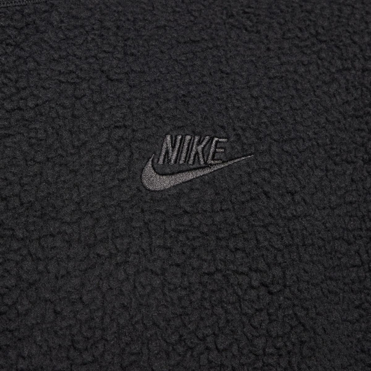 Світшот чоловічий Nike M Club+ Sherpa Wntr Crew Black FB8378-010, Размер: S, Наличие: Склад (1-3 дня), фото , изображение 4