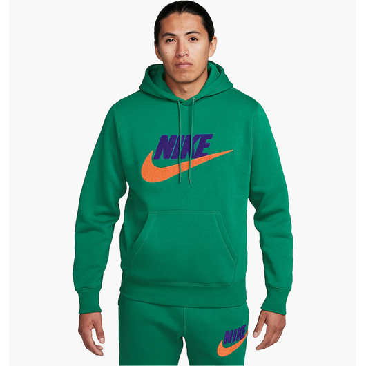 Худі чоловіче Nike Club Fleece Pullover Hoodie Green FN3104-365, Размер: S, Наличие: Склад (1-3 дня), фото 