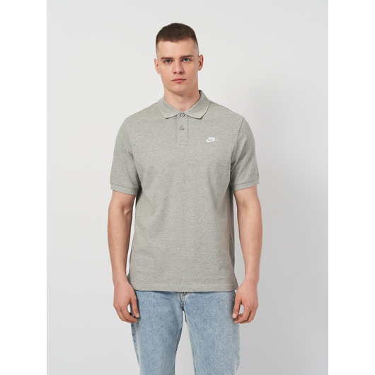 Поло чоловіче Nike Shirt M Club Ss Polo Grey FN3894-063, Размер: L, Наличие: Склад (1-3 дня), фото , изображение 2