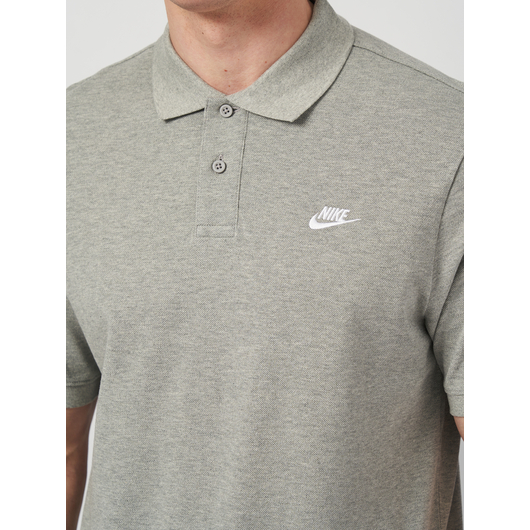 Поло чоловіче Nike Shirt M Club Ss Polo Grey FN3894-063, Размер: L, Наличие: Склад (1-3 дня), фото , изображение 4