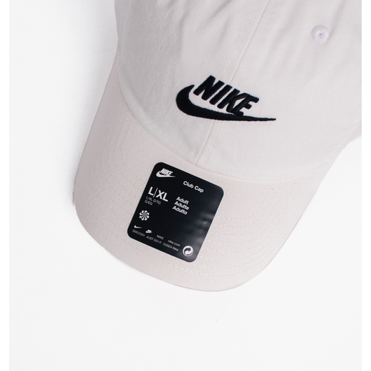 Кепка чоловіча Nike Curved Visor Cap White FB5368-100, Размер: L-XL, Наличие: Склад (1-3 дня), фото , изображение 4