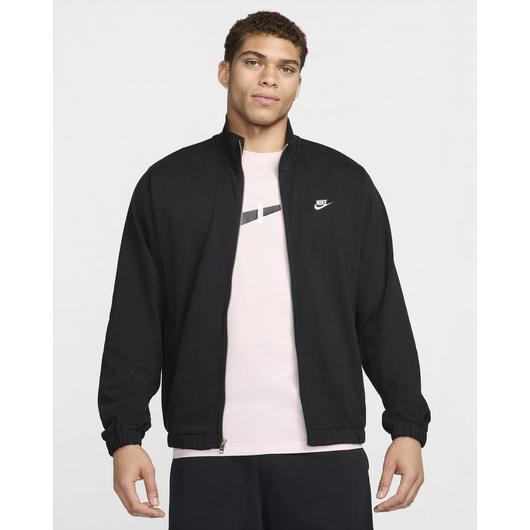 Олімпійка чоловіча Nike Club Knit Jacket Black FQ3426-010, Размер: XL, Наличие: Склад (1-3 дня), фото , изображение 2