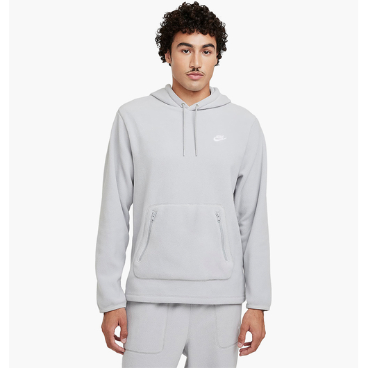 Худі чоловіче Nike Club Grey FZ0660-077, Размер: M, Наличие: Склад (1-3 дня), фото 