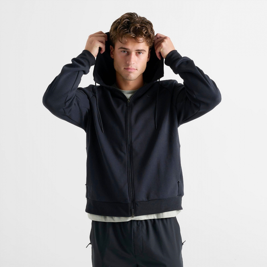 Толстовка чоловіча Nike Primary Dri-Fit Uv Full-Zip Versatile Hoodie Black FZ0967-010, Размер: S, Наличие: Склад (1-3 дня), фото , изображение 4