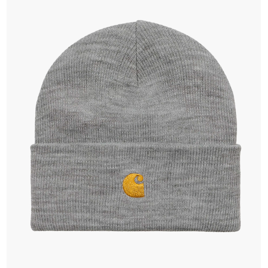 Шапка чоловіча Carhartt WIP Chase Beanie Grey I026222-37, Наличие: Склад (1-3 дня), фото 