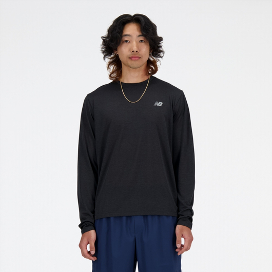 Лонгслів чоловічий New Balance Athletics Long Sleeve Black MT41256BK, Размер: S, Наличие: Склад (1-3 дня), фото , изображение 2
