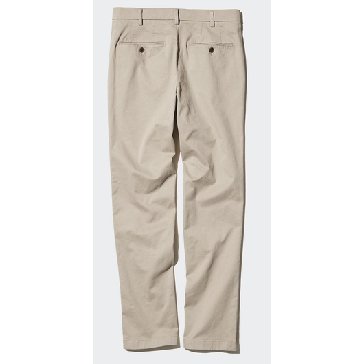 Штани чоловічі Uniqlo Slim-Fit Chino Pants Beige 450251-32, Размер: 32, Наличие: Склад (1-3 дня), фото , изображение 2