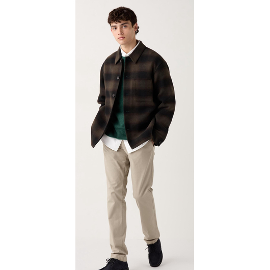 Штани чоловічі Uniqlo Slim-Fit Chino Pants Beige 450251-32, Размер: 32, Наличие: Склад (1-3 дня), фото , изображение 3