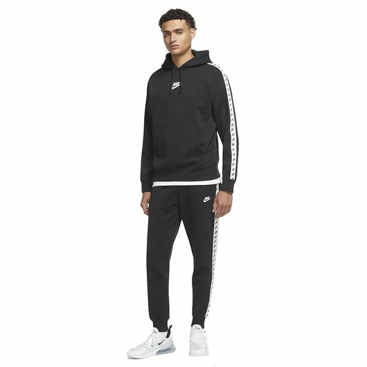 Спортивний костюм чоловічий Nike Essential Hooded Tracksuit Black DM6838-010, Размер: S, Наличие: Склад (1-3 дня), фото , изображение 2