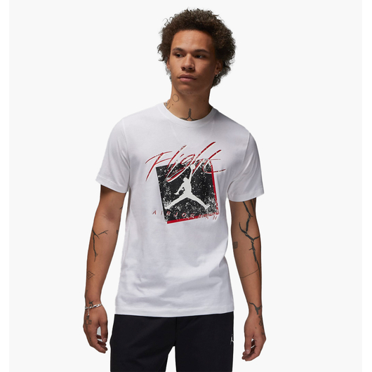 Футболка чоловіча Air Jordan MenS Graphic T-Shirt White DX9593-100, Размер: S, Наличие: Склад (1-3 дня), фото 