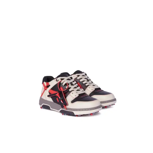 OFF-WHITE Out Of Office OOO Low Tops GolfParis Hilinski Red Black, Размер: 43, Наличие: Забрать сейчас, фото , изображение 2