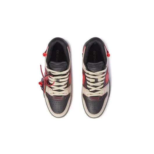 OFF-WHITE Out Of Office OOO Low Tops GolfParis Hilinski Red Black, Размер: 43, Наличие: Забрать сейчас, фото , изображение 3