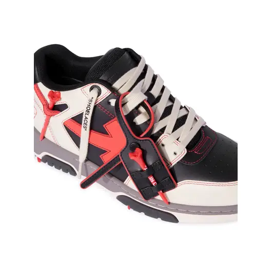 OFF-WHITE Out Of Office OOO Low Tops GolfParis Hilinski Red Black, Размер: 43, Наличие: Забрать сейчас, фото , изображение 5