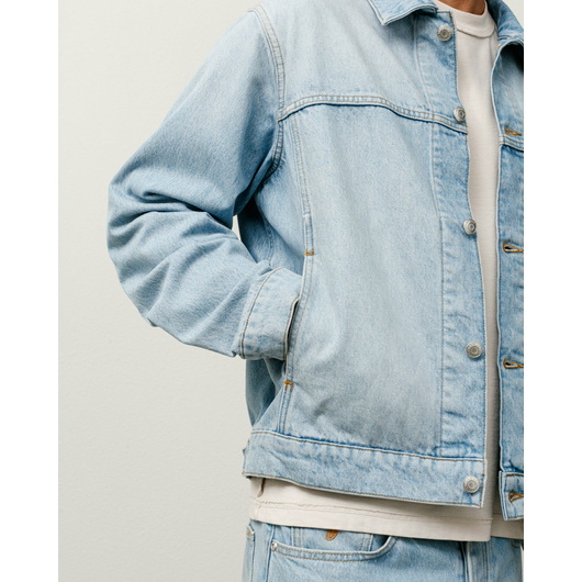 Stussy TRUCKER JACKET DENIM, Размер: S, Наличие: Склад США (10-24 дня), фото , изображение 2
