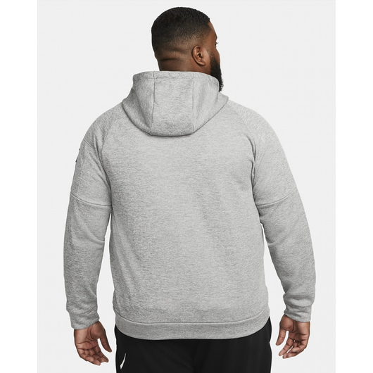 Толстовка чоловіча Nike Therma MenS Therma-Fit Full-Zip Fitness Top Grey DQ4830-063, Размер: L, Наличие: Склад (1-3 дня), фото , изображение 3