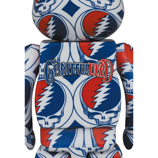Bearbrick x Grateful Dead (Steal Your Face) 100% & 400% Set, Размер: MISC, Наличие: Забрать сейчас, фото , изображение 2