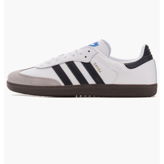 Кросівки унісекс Adidas Samba Og White B75806, Размер: 38.5, Наличие: Склад (1-3 дня), фото 