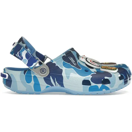 Crocs Classic Clog A Bathing Ape ABC Camo Blue, Размер: 36-37, Наличие: Склад США (10-24 дня), фото 