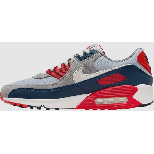 Кросівки чоловічі Nike Air Max 90 Grey/Blue DM0029-005, Размер: 41, Наличие: Склад (1-3 дня), фото , изображение 3