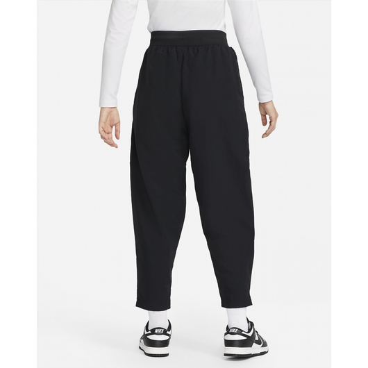 Штани жіночі Nike Sportswear Essential WomenS Woven High-Waisted Curve Pants Black DQ6809-010, Размер: XS, Наличие: Склад (1-3 дня), фото , изображение 3