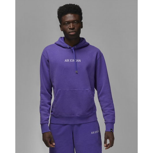 Худі чоловіче Air Jordan Wordmark Fleece Hoodie Violet DV6463-514, Размер: M, Наличие: Склад (1-3 дня), фото , изображение 2
