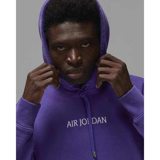Худі чоловіче Air Jordan Wordmark Fleece Hoodie Violet DV6463-514, Размер: M, Наличие: Склад (1-3 дня), фото , изображение 4
