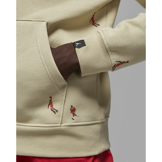 Худі чоловіче Air Jordan Mj Essential Fleece Pullover Beige Dv9392-206, Размер: S, Наличие: Склад (1-3 дня), фото , изображение 5