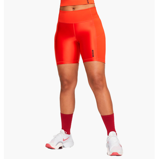Шорти жіночі Nike Pro 18 Cm Orange DX0223-633, Размер: M, Наличие: Склад (1-3 дня), фото 