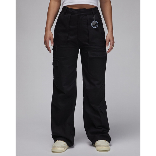 Штани жіночі Air Jordan X J Balvin Woven Pants Black FJ6149-010, Размер: XS, Наличие: Склад (1-3 дня), фото , изображение 2