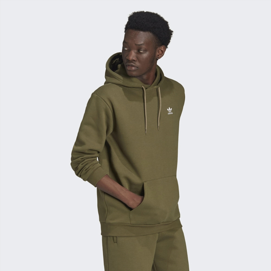 Худі чоловіче Adidas Essential Hoody Olive H65675, Размер: M, Наличие: Склад (1-3 дня), фото , изображение 4