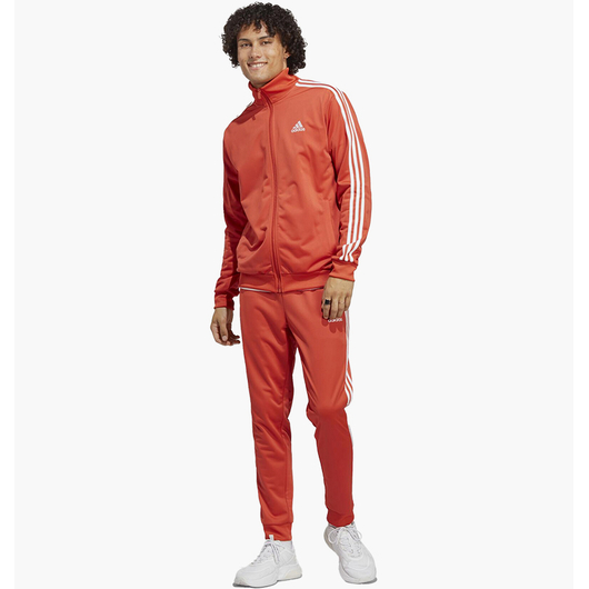 Спортивний костюм чоловічий Adidas Tracksuit Basic 3-Stripes Orange IC6786, Размер: M, Наличие: Склад (1-3 дня), фото 