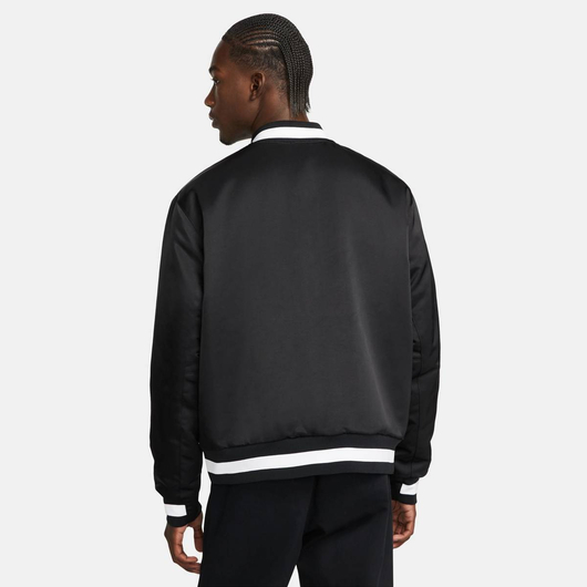 Бомбер унісекс Nike Sb Baseball Varsity Jacket Black DQ6279-010, Размер: L, Наличие: Склад (1-3 дня), фото , изображение 2