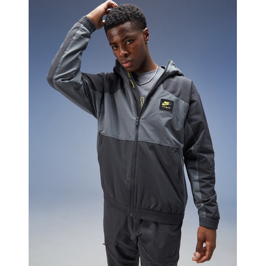 Куртка чоловіча Nike M Nsw Air Max Wvn Jacket Grey FV5595-068, Размер: L, Наличие: Склад (1-3 дня), фото , изображение 3