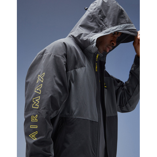 Куртка чоловіча Nike M Nsw Air Max Wvn Jacket Grey FV5595-068, Размер: L, Наличие: Склад (1-3 дня), фото , изображение 4