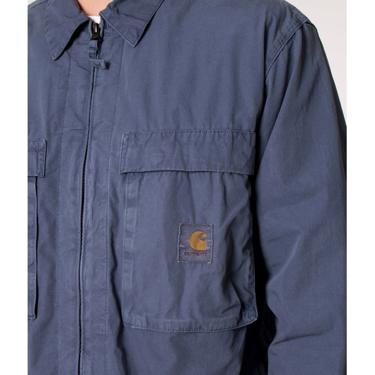 Сорочка чоловіча Carhartt Kenard Shirt Jacket Storm Blue I030791, Размер: M, Наличие: Склад (1-3 дня), фото , изображение 4