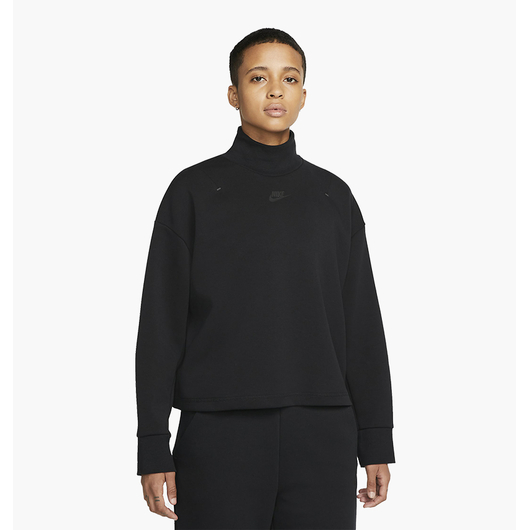 Світшот жіночий Nike Sportswear Tech Fleece Black DD5628-010, Размер: M, Наличие: Склад (1-3 дня), фото 