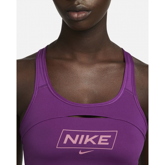 Топ жіночий Nike Pro Swoosh WomenS Medium-Support Non-Padded Graphic Sports Bra Violet DQ5252-503, Размер: M, Наличие: Склад (1-3 дня), фото , изображение 4