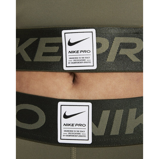 Топ жіночий Nike Pro Dri-Fit Graphic Crop Tank Olive Dq5593-222, Размер: M, Наличие: Склад (1-3 дня), фото , изображение 5