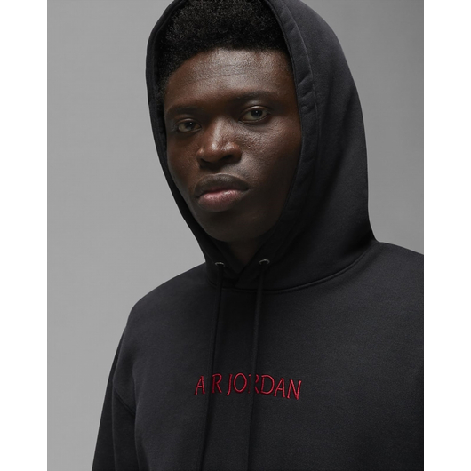 Худі чоловіче Air Jordan Wordmark Black Dv6463-010, Размер: S, Наличие: Склад (1-3 дня), фото , изображение 4