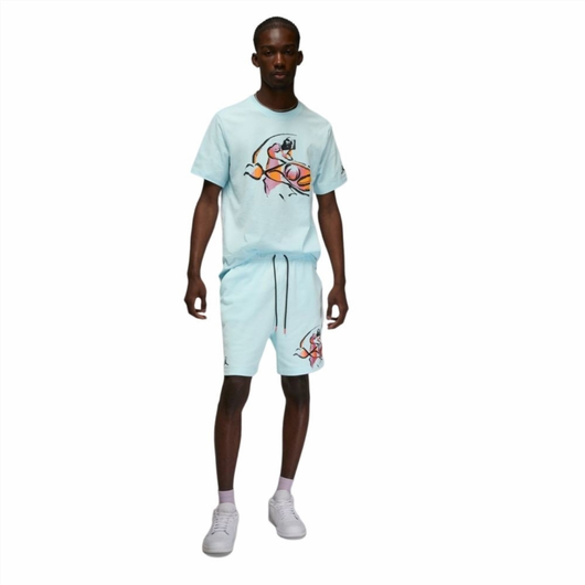 Футболка чоловіча Air Jordan Flight Mvp Light Blue DX9569-411, Размер: S, Наличие: Склад (1-3 дня), фото , изображение 5