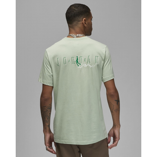 Футболка чоловіча Air Jordan Essentials MenS T-Shirt Olive DX9577-321, Размер: S, Наличие: Склад (1-3 дня), фото , изображение 3
