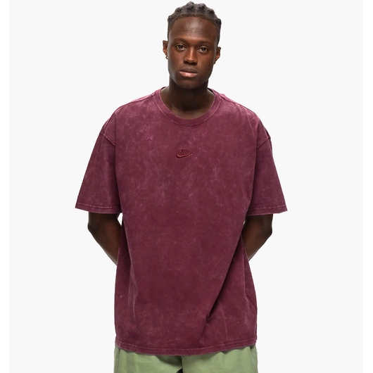 Футболка чоловіча Nike Nsw Tee M90 Prem Essntl Dye Bordo DZ2898-681, Размер: M, Наличие: Склад (1-3 дня), фото 