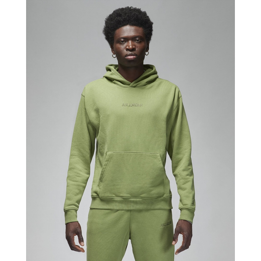 Худі чоловіче Air Jordan Wordmark Fleece Hoodie Green FJ1966-340, Размер: S, Наличие: Склад (1-3 дня), фото , изображение 2