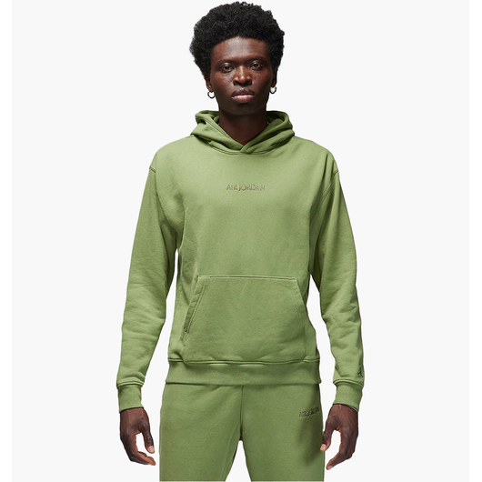 Худі чоловіче Air Jordan Wordmark Fleece Hoodie Green FJ1966-340, Размер: S, Наличие: Склад (1-3 дня), фото 